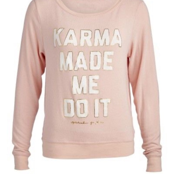 Karma Made Me Do It Long Sleeve Shirt - Picture 1 of 6